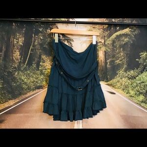 Nomads Hemp Wear Blue Festival Skirt